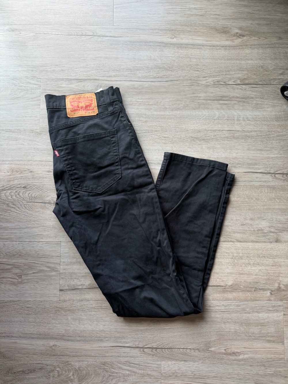 Men’s Levi’s 511 Slim Fit Jeans - Black - 31W x 32L